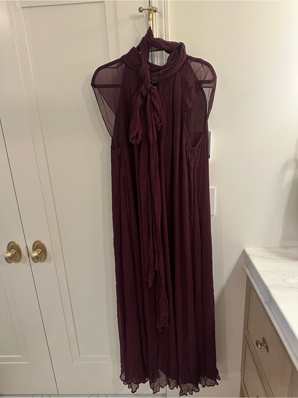 STAUD
Camilla Crinkle Chiffon Maxi Dress